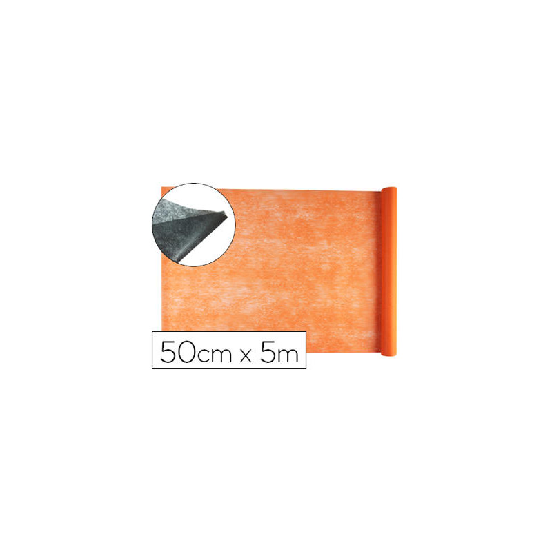 TEJIDO SIN TEJER LIDERPAPEL TERILENO 25 G/M2 ROLLO DE 5 MT NARANJA