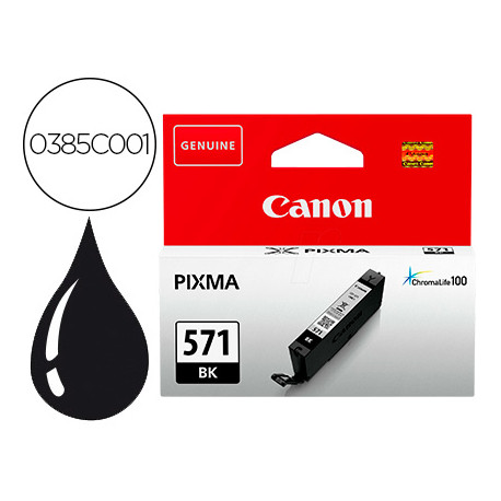 INK-JET CANON CLI-571 PIXMA MG6852 / TS6050 / TS8050 NEGRO