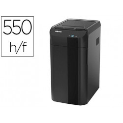 DESTRUCTORA DE DOCUMENTOS FELLOWES AUTOMAX 550C CAPACIDAD DE CORTE 550 HOJAS PARTICULAS DESTRUYE TAR