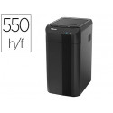 DESTRUCTORA DE DOCUMENTOS FELLOWES AUTOMAX 550C CAPACIDAD DE CORTE 550 HOJAS PARTICULAS DESTRUYE TAR