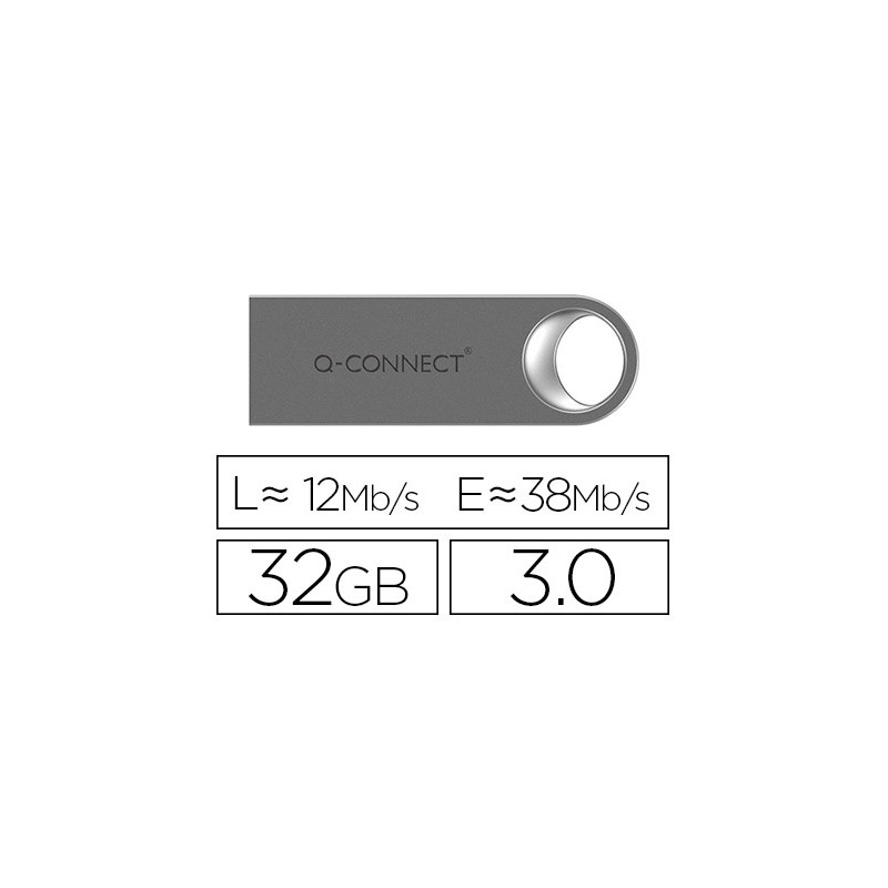 MEMORIA USB Q-CONNECT FLASH PREMIUM 32 GB 3.0