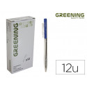 BOLIGRAFO GREENING AZUL RETRACTIL