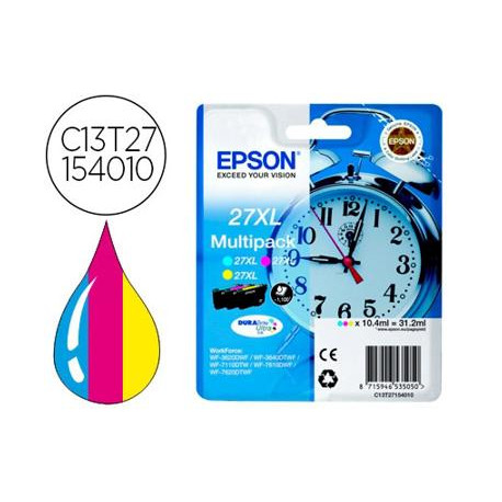 INK-JET EPSON 27XL WF3620 / 7110 / 7610 / 7620 PACK MULTICOLOR