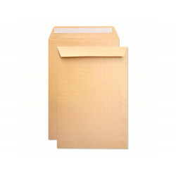 SOBRE LIDERPAPEL BOLSA SEGURIDAD KRAFT MARRON ARMADO 120 GR 229X324 MM UNIDAD