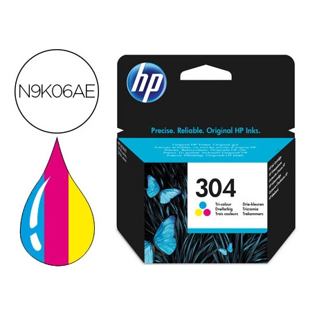 INK-JET HP N.304 DESKJET 3000 / 3720 / 3730 TRICOLOR 100 PAGINAS