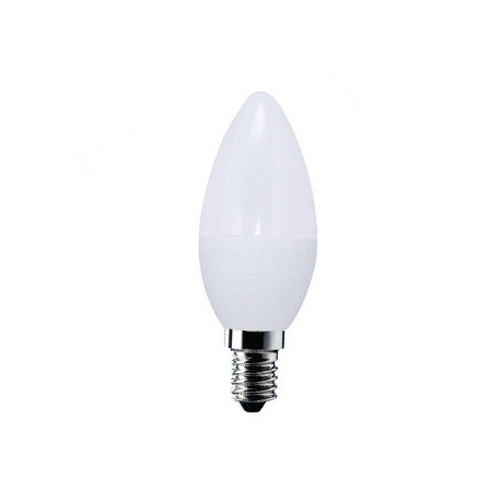 BOMBILLA SUNMATIC LED MINI GLOBO FROST SMD E14 6W 2700K 470 LUMENES LUZ CALIDA