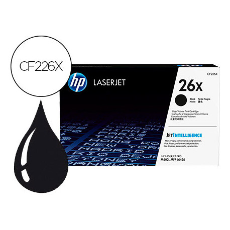 TONER HP 26X LASERJET PRO M402 / MFP M426 NEGRO 9000 PAGINAS