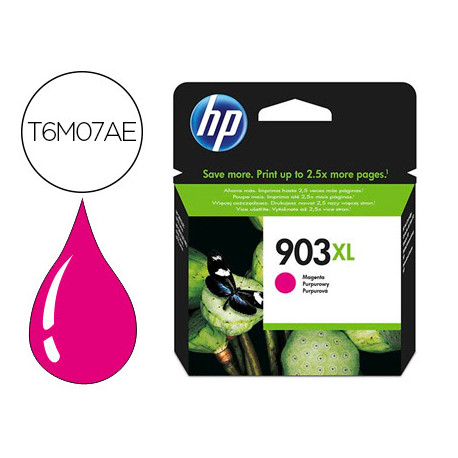 INK-JET HP 903XL OFFICEJET 6960 / 6970 MAGENTA 825 PAGINAS