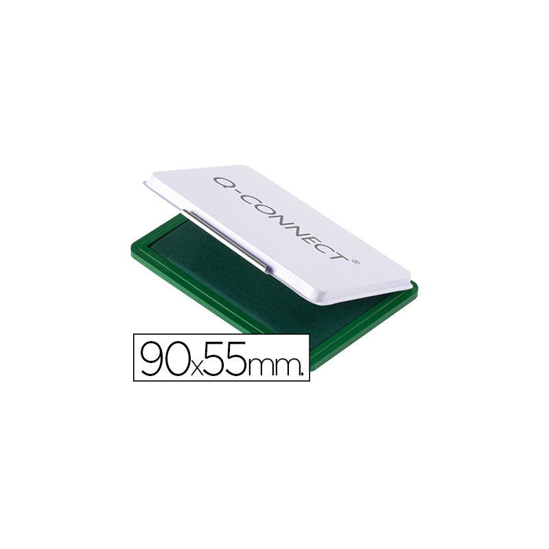 TAMPON Q-CONNECT N3 90X55 MM VERDE