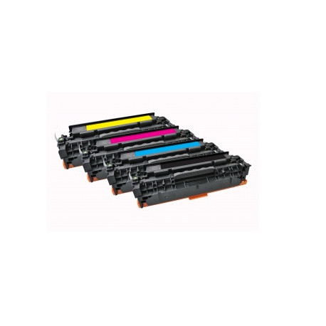 TONER COMPATIBLE CLOVER HP LASERJET CP2020 / CP2025 MULTIPACK NEGRO / AMARILLO / CIAN / MAGENTA