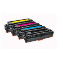 TONER COMPATIBLE CLOVER HP LASERJET CP2020 / CP2025 MULTIPACK NEGRO / AMARILLO / CIAN / MAGENTA