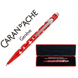 BOLIGRAFO CARAN D'ACHE 849 TOTAL SWISS CON ESTUCHE PUNTA MEDIA