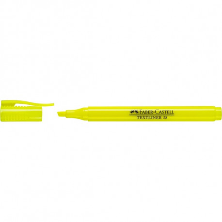 ROTULADOR FABER FLUORESCENTE TEXTLINER 38 AMARILLO