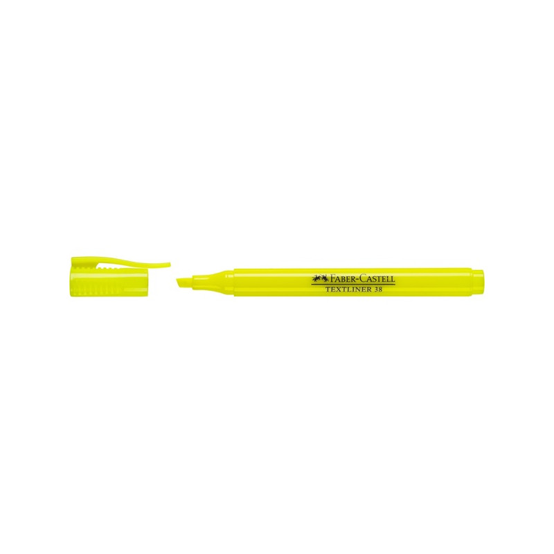 ROTULADOR FABER FLUORESCENTE TEXTLINER 38 AMARILLO