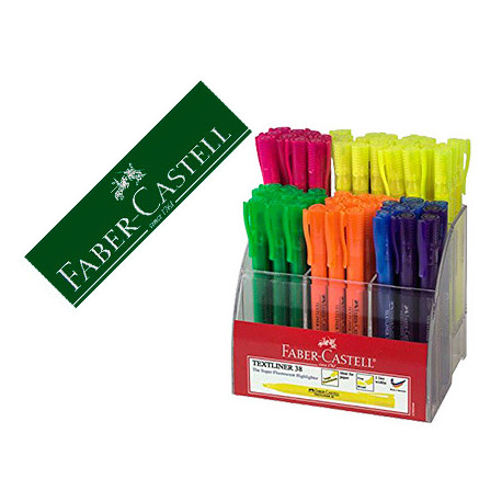 ROTULADOR FABER FLUORESCENTE TEXTLINER 38 EXPOSITOR