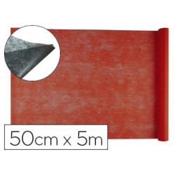 TEJIDO SIN TEJER LIDERPAPEL TERILENO 25 G/M2 ROLLO DE 5 MT ROJO