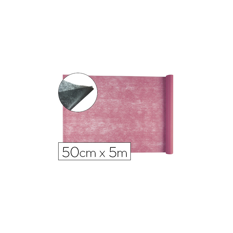 TEJIDO SIN TEJER LIDERPAPEL TERILENO 25 G/M2 ROLLO DE 5 MT ROSA