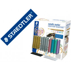 ROTULADOR STAEDTLER METALICO 8323 EXPOSITOR SOBREMESA DE 100 UNIDADES COLORES SURTIDOS