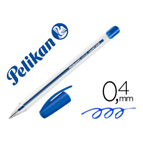 BOLIGRAFO PELIKAN STICK SUPER SOFT AZUL