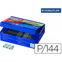 LAPIZ DE COLOR STAEDTLER WOPEX ECOLOGICO CAJA DE 144 UNIDADES SURTIDAS 12 COLORES SURTIDOS