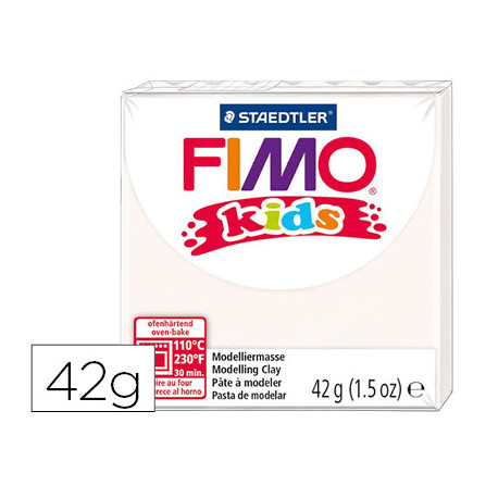 PASTA STAEDTLER FIMO KIDS 42 GR COLOR BLANCO