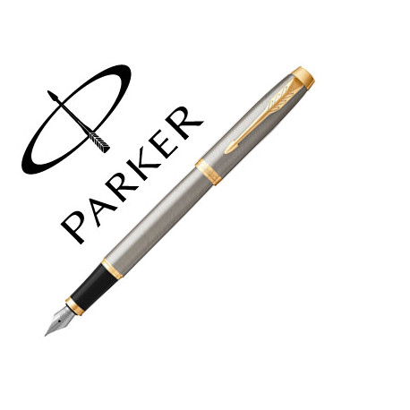 PLUMA PARKER IM METAL CEPILLADO GT