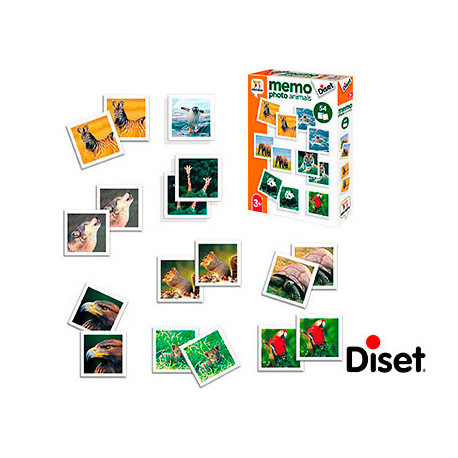 JUEGO DISET DIDACTICO MEMO PHOTO ANIMALS