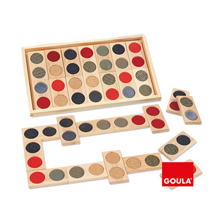 JUEGO GOULA DIDACTICO DOMINO TACTIL