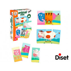 JUEGO DISET EDUCATIVO ANIMAL MIX