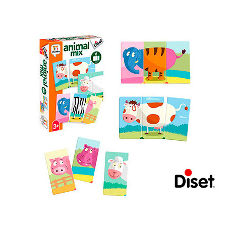 JUEGO DISET EDUCATIVO ANIMAL MIX