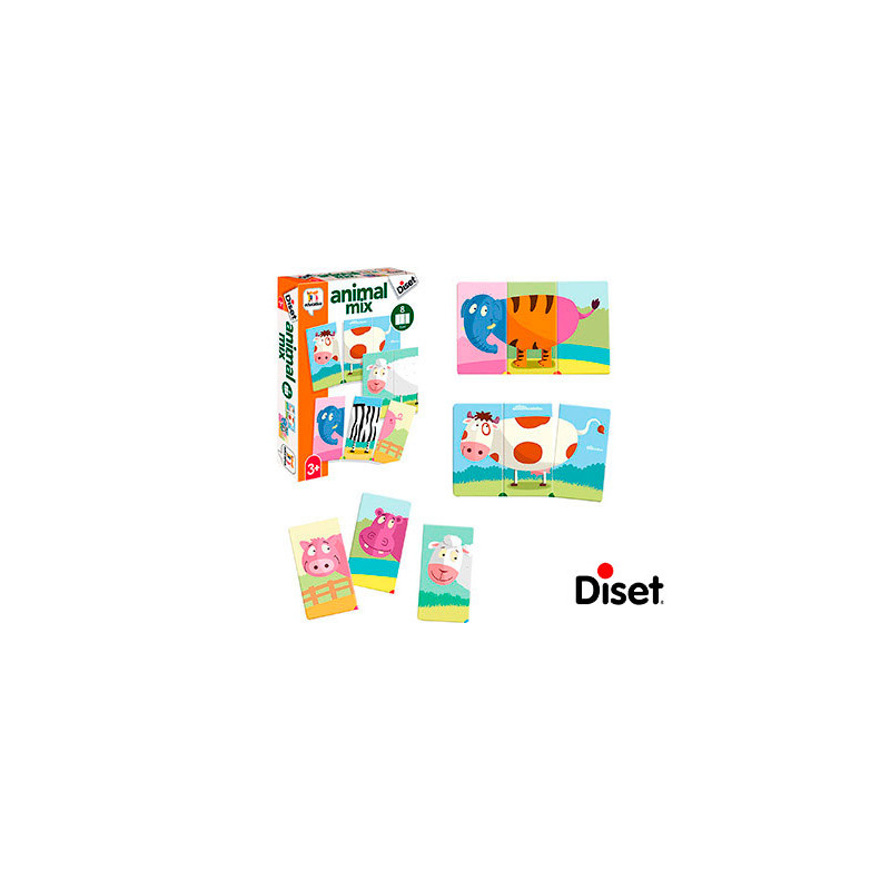 JUEGO DISET EDUCATIVO ANIMAL MIX