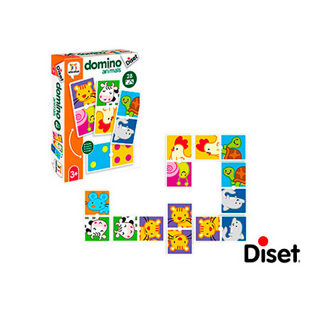 JUEGO DISET EDUCATIVO DOMINO ANIMALS