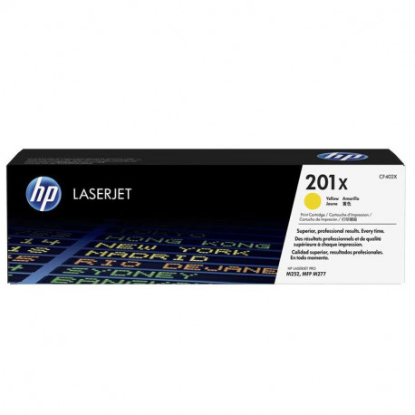 TONER ORIGINAL (CF402X N?201X ) PARA IMPRESORAS HP - 2.300pag - Amarillo