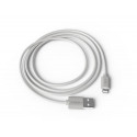 CABLE GROOVY USB 2.0 A APPLE LIGHTNING LONGITUD 1 METRO COLOR BLANCO