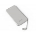 BATERIA EXTERNA GROOVY 4000MAH PARA DISPOSITIVOS APPLE LIGHTNING COLOR BLANCO