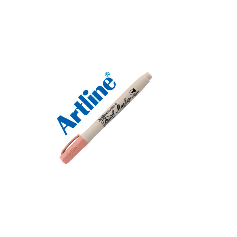 ROTULADOR ARTLINE SUPREME BRUSH PINTURA BASE DE AGUA PUNTA TIPO PINCEL TRAZO VARIABLE MELOCOTON