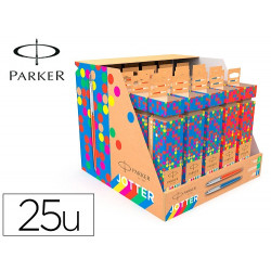 BOLIGRAFO PARKER JOTTER ORIGINALS CRACKER EXPOSITOR DE 25 UNIDADES SURTIDAS