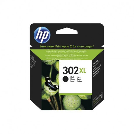 CARTUCHO ORIGINAL (F6U68AE N?302XL) PARA IMPRESORAS HP - 480pag - Negro