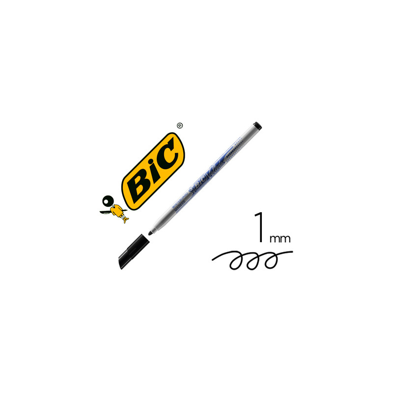 ROTULADOR BIC VELLEDA FINO PARA PIZARRA NEGRO PUNTA REDONDA 1 MM