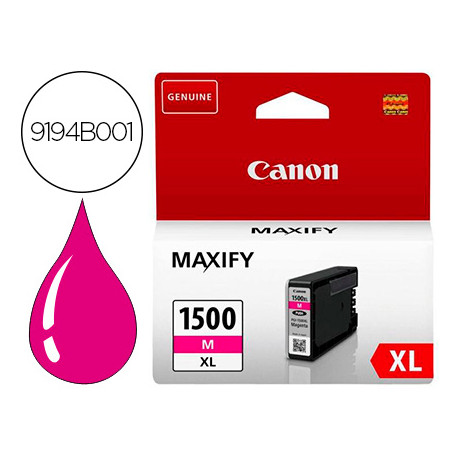 INK-JET CANON PGI-1500XL MB2050 / MB2150 / MB2155 / MB2350 / MB2750 / MB2755 MAGENTA