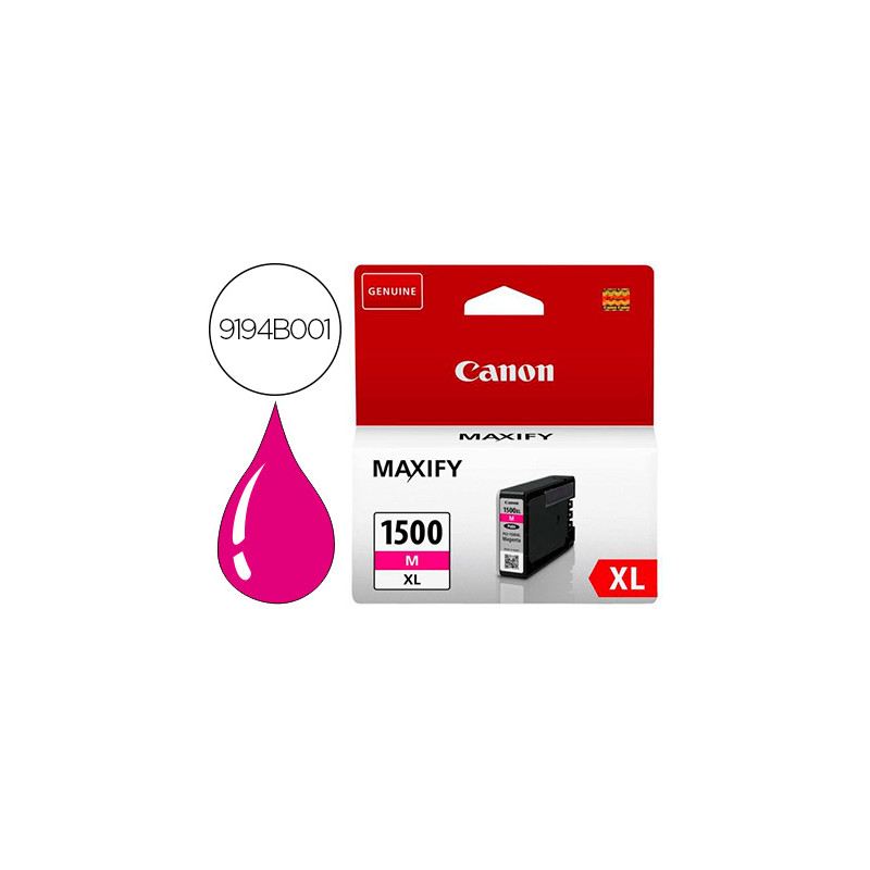 INK-JET CANON PGI-1500XL MB2050 / MB2150 / MB2155 / MB2350 / MB2750 / MB2755 MAGENTA