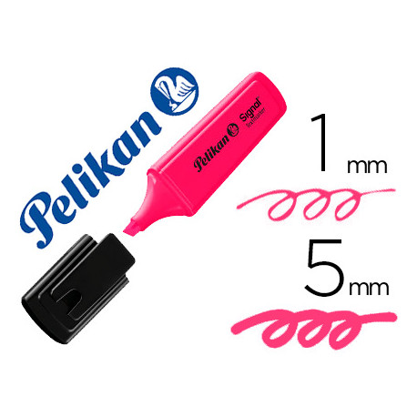 ROTULADOR PELIKAN FLUORESCENTE TEXTMARKER SIGNAL ROSA