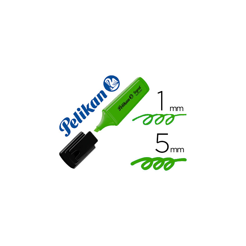 ROTULADOR PELIKAN FLUORESCENTE TEXTMARKER SIGNAL VERDE