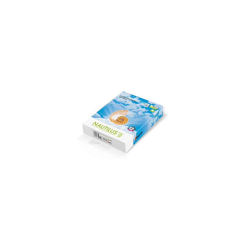 PAPEL FOTOCOPIADORA NAUTILUS SUPERWHITE 100% RECICLADO DIN A3 80 GRAMOS PAQUETE DE 500 HOJAS