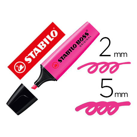 ROTULADOR STABILO BOSS FLUORESCENTE 70 MAGENTA