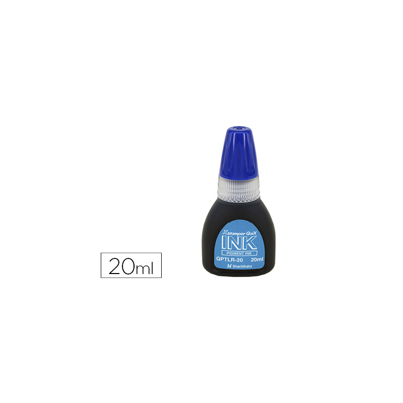 TINTA X'STAMPER QUIX PARA SELLOS AZUL BOTE DE 20 ML