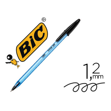 BOLIGRAFO BIC CRISTAL SOFT NEGRO PUNTA DE 1,2 MM