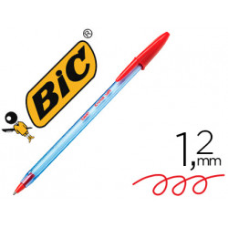 BOLIGRAFO BIC CRISTAL SOFT ROJO PUNTA DE 1,2 MM