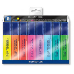 ROTULADOR STAEDTLER TEXTSURFER 364 FLUORESCENTE BOLSA DE 6 UNIDADES COLORES SURTIDOS + 2 REGALO