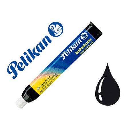 TINTA CHINA PELIKAN NEGRO CARGADOR 9 ML BLISTER DE 1 UNIDAD